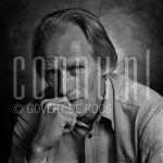 13-06-1984 George Martin at studio in Amsterdam, The Netherlands. June 13, 1984.

[keywords]Posed, Eyecontact, Black & White Image[/keywords]